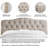 Linen Upholstered Headboard-Modern-Adjustable Height-Button Tufting-1099409894-1099409888