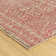 Bader Tufted Taupe Red Indoor Rug