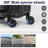 Luggage,with front opening,TSA approved lock,hardshell suitcase,Grey