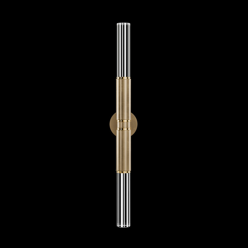 LED Wallchiere, Gold Leaf/Brass