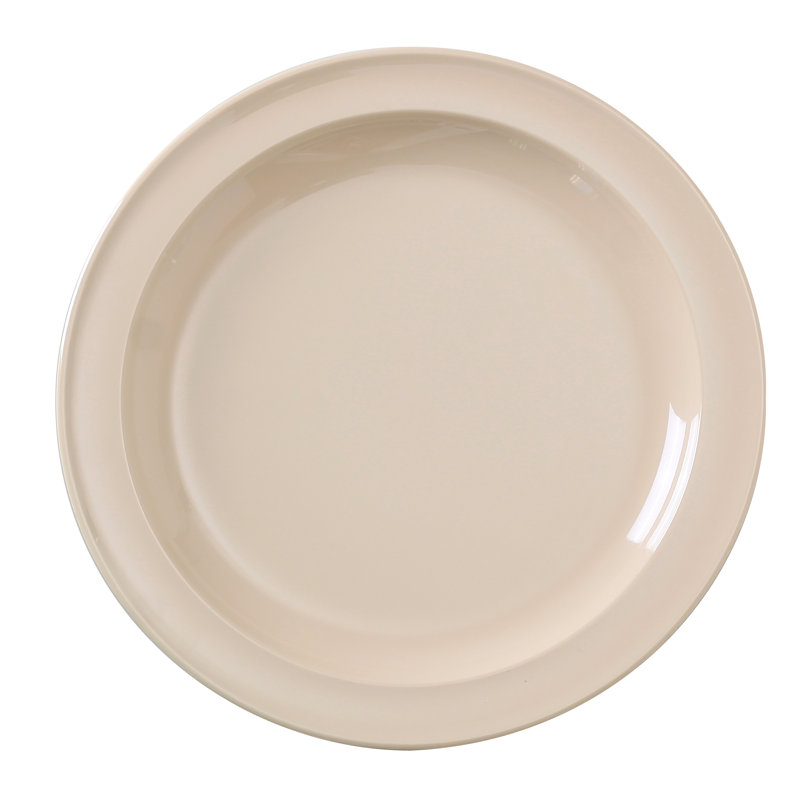 Soucoupe ronde en mélamine Nessico, Tanné