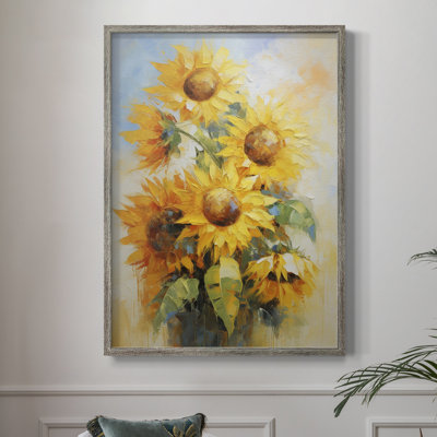 Impression encadrée FLORAL Series CDLIV - bois massif