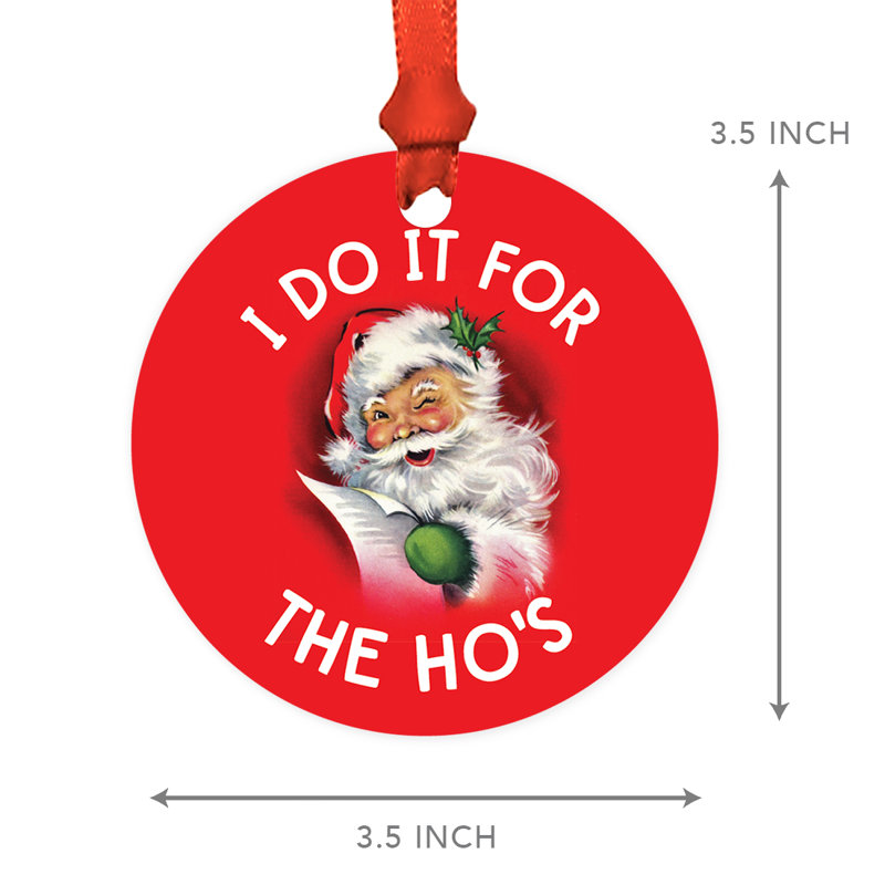 Ornement en forme de père Noël rétro, Oui