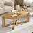 Litzie Rectangle Solid Wood Coffee Table-1667721243