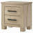 2-Drawer Nightstand Bedside Table