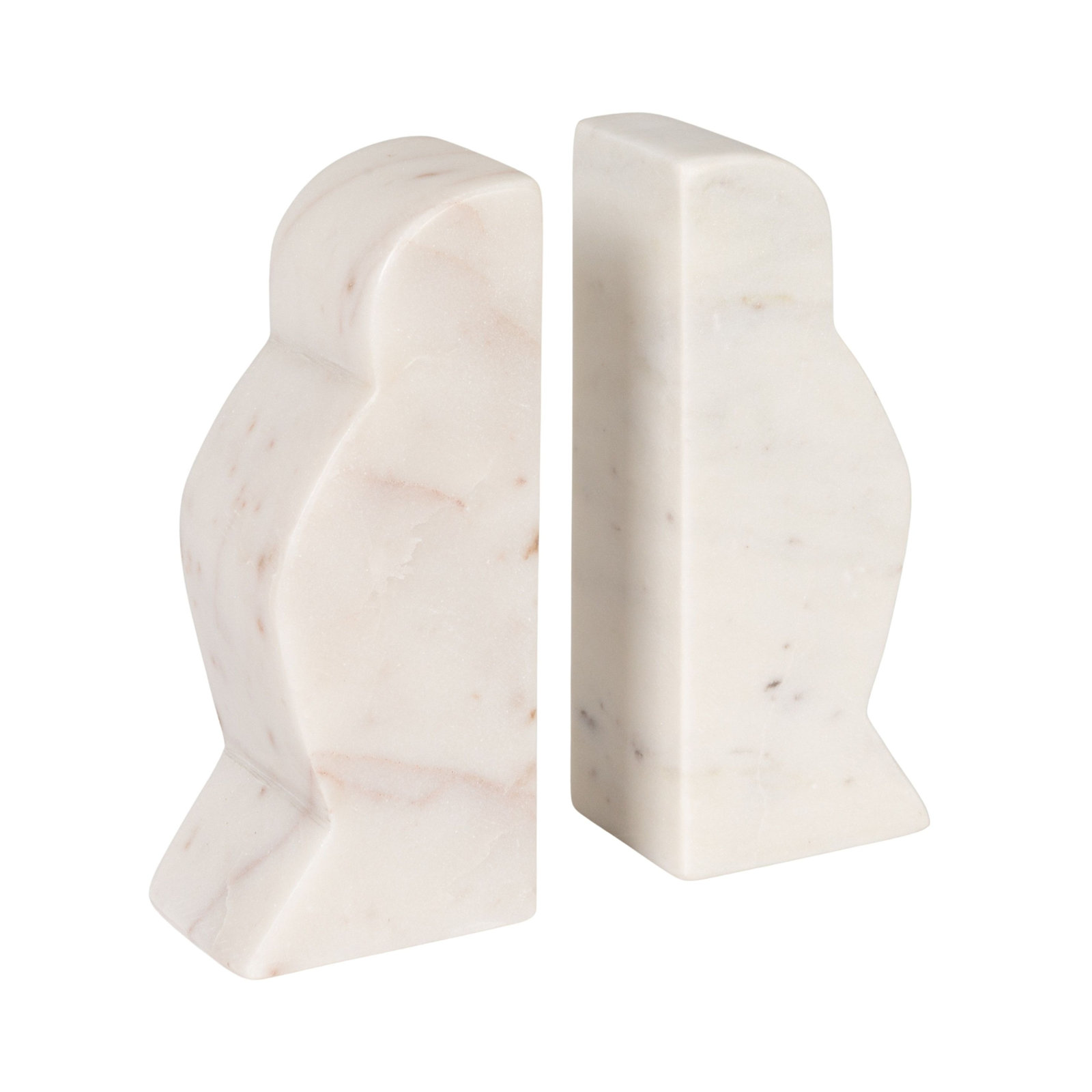Ettinger Sandstone Bookends, White