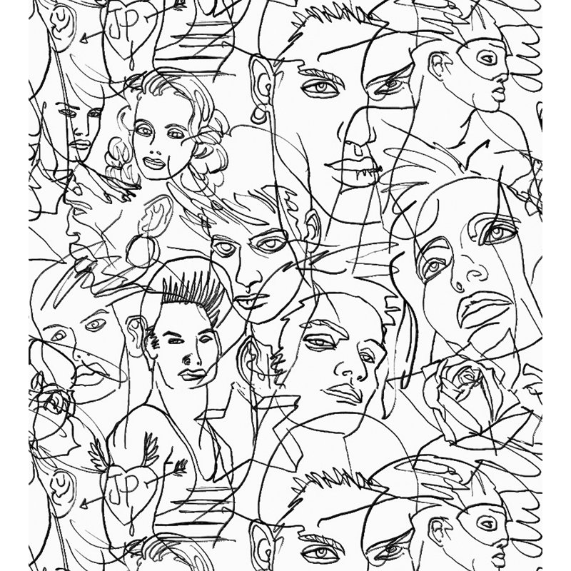 Rouleaux de papier peint L 66 pi x l 27,56 po