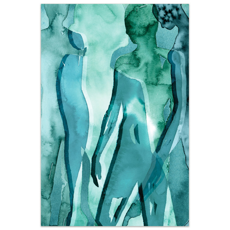 «Water Women II», reproduction sur verre