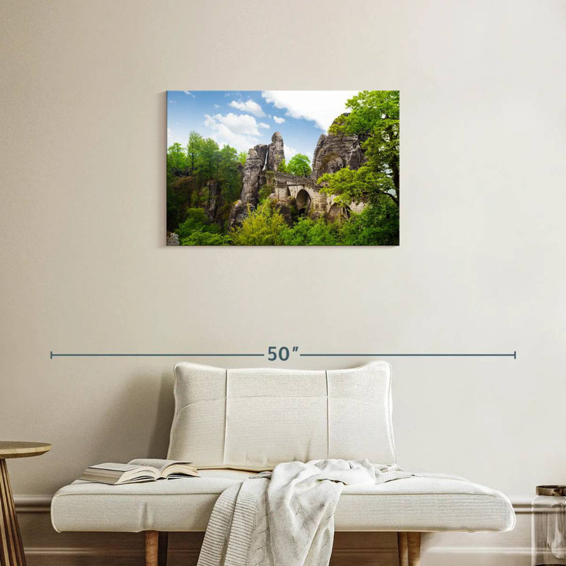 Lilie German Bastei Bridge, 20" H x 30" W