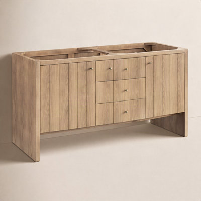 Hudson 60" Double Bathroom Vanity Base