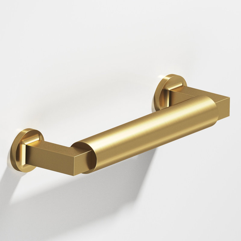 Gropius-Style Appliance Pull, Satin Brass, 24"