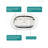 Acrylic Freestanding Bathtub 47'' - White Oval, & Stylish, Verified Bathroom Tub Oval Shape, White, Hygienic Bathing, Approved