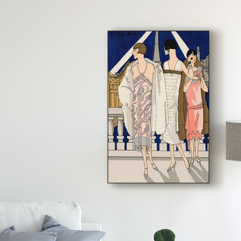 Vintage Couture II - reproduction d'art sur toile, H 32 po x l 22 po x P 2 po
