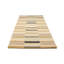 Tapis moderne touffeté à la main multicolore à rayures 5 x 8