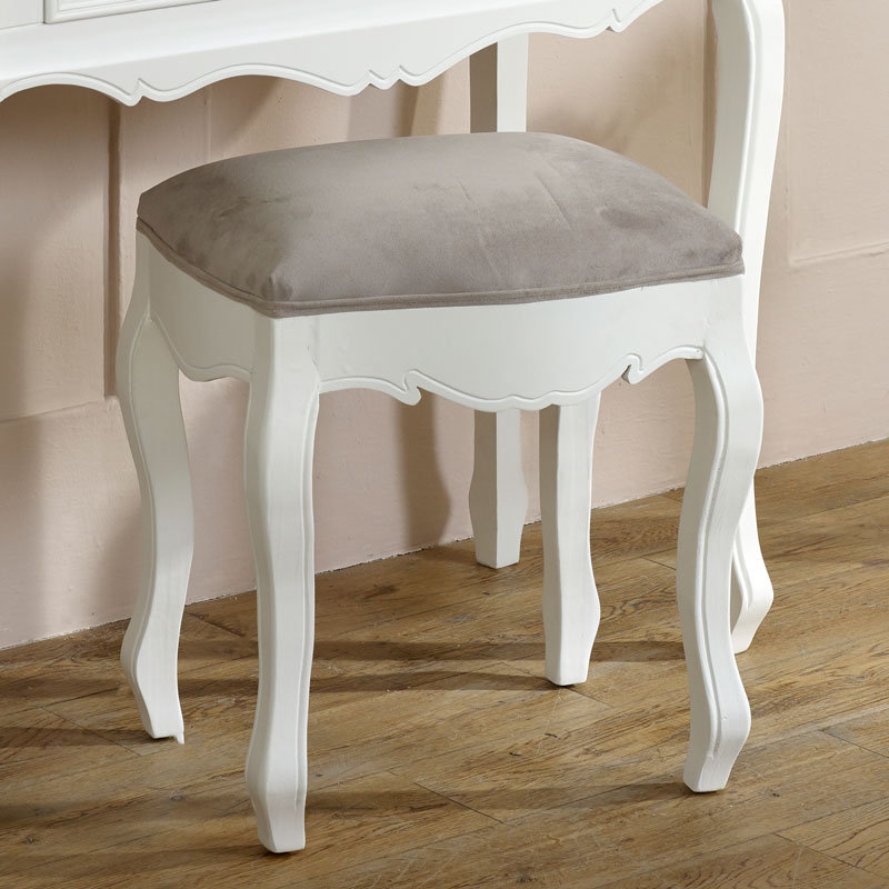 Solid + Manufactured Wood Accent Stool
