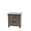 Table de chevet en chêne gris
