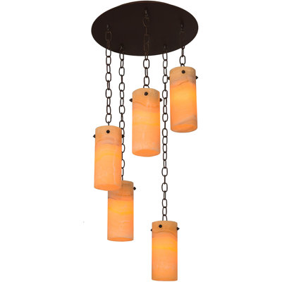 Luminaire suspendu grappe 5 lumières Mountain