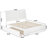 Portland Solid Wood Platform Bed with Panel Footboard and Trundle-709108802-714606080