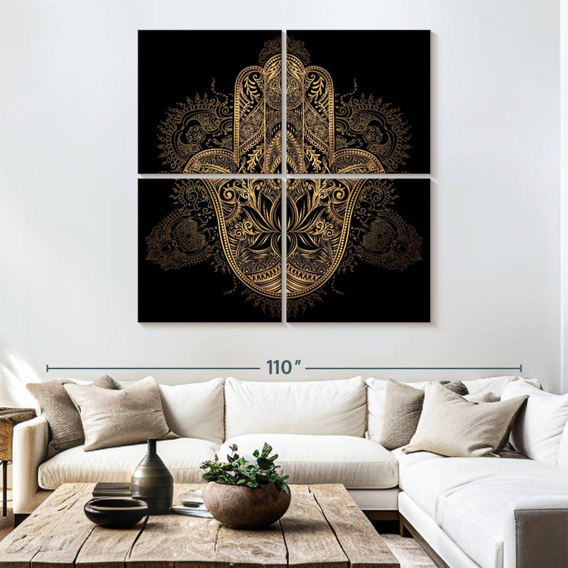 Kerrick Fatima Hamsa Hand, 74" H x 74" W