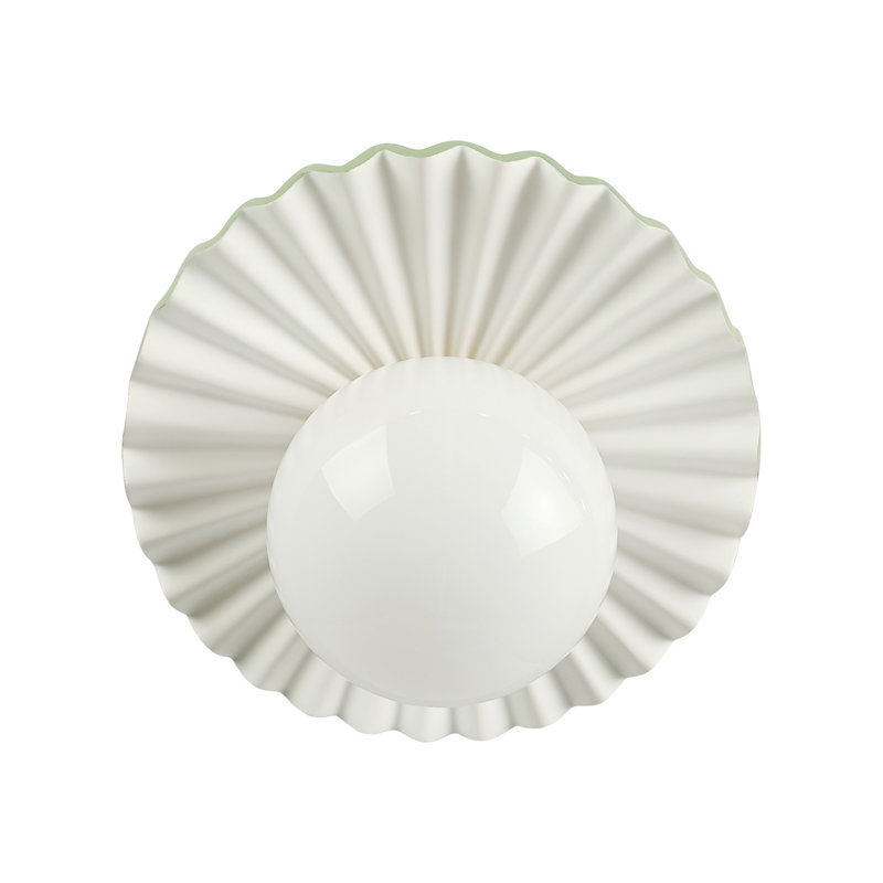Amanda Lindroth Fancy Ruffle Flushmount