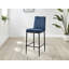 Kenesaw Luxury Breakfast Bar Stool in Quilted Design Velvet Leg - Modern Chic Kitchen-753626247-772275609