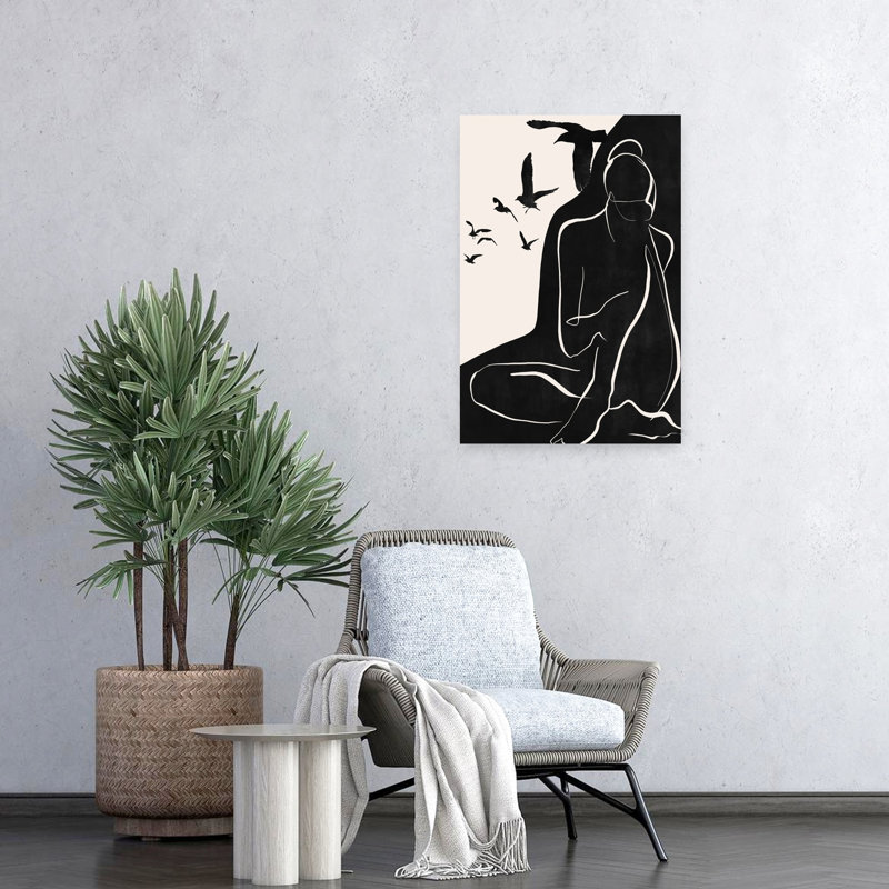 Art contemporain, art contemporain abstrait, H 48 po x l 32 po