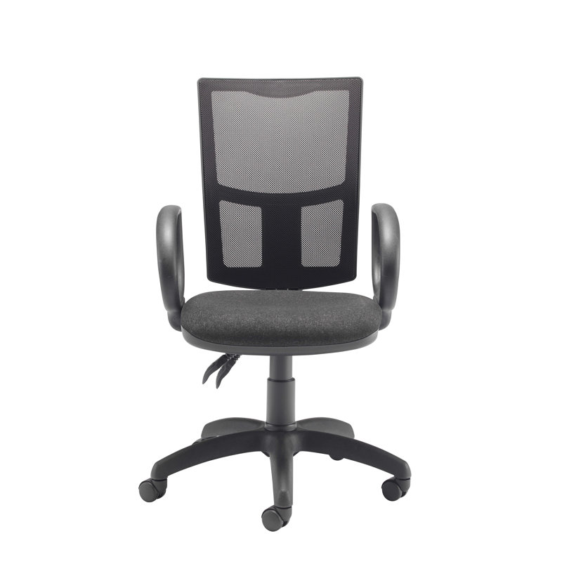 Office Chair, Fixed, Grey