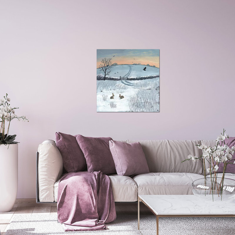 «Winter Dawn» par Jo Grundy - impression non encadrée, H 24 po x l 24 po x P 0,25 po