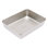 Plat de cuisson rectangulaire en acier inoxydable