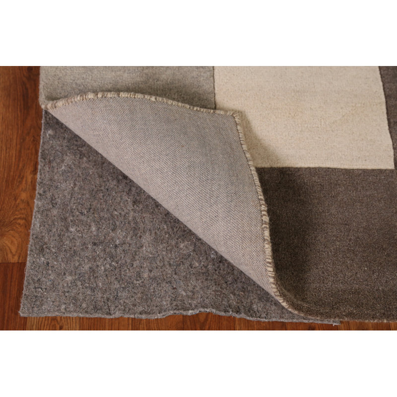 Checkered Wool Gabbeh Indian Area Rug 5x8