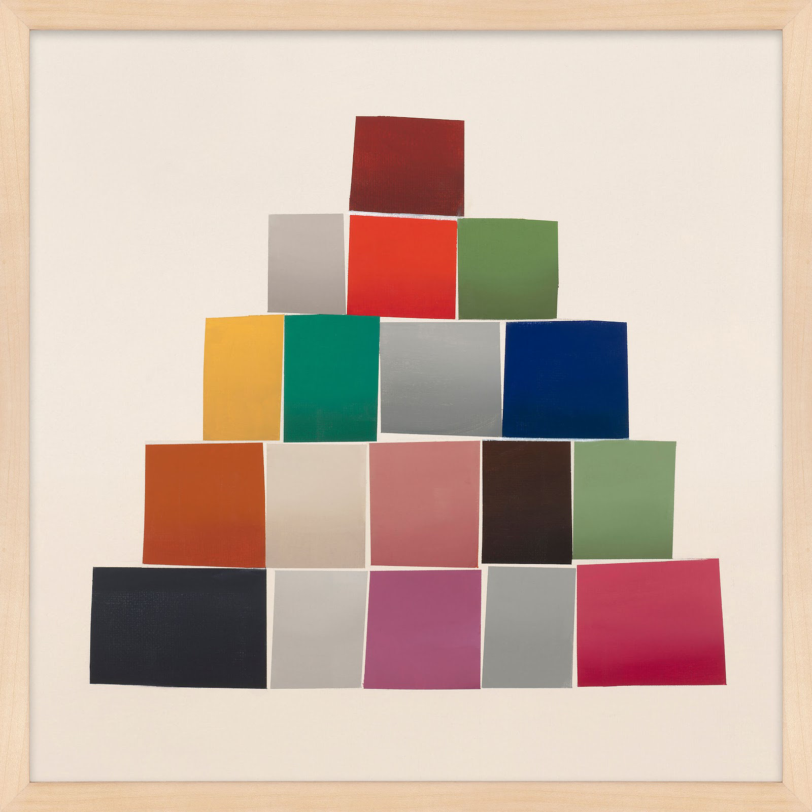 Jewels 2 by Lee Lessem, Maple Framed, 30" W x 30" H