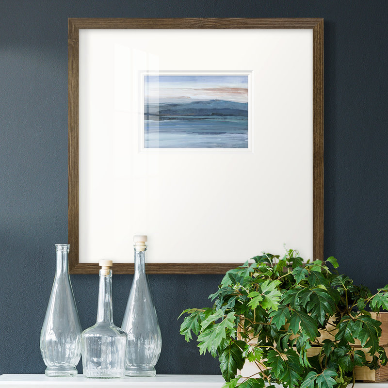" Across The Lake ", 17" H x 17" W x 1.25" D