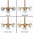 3 - Light Sputnik Sphere Chandelier