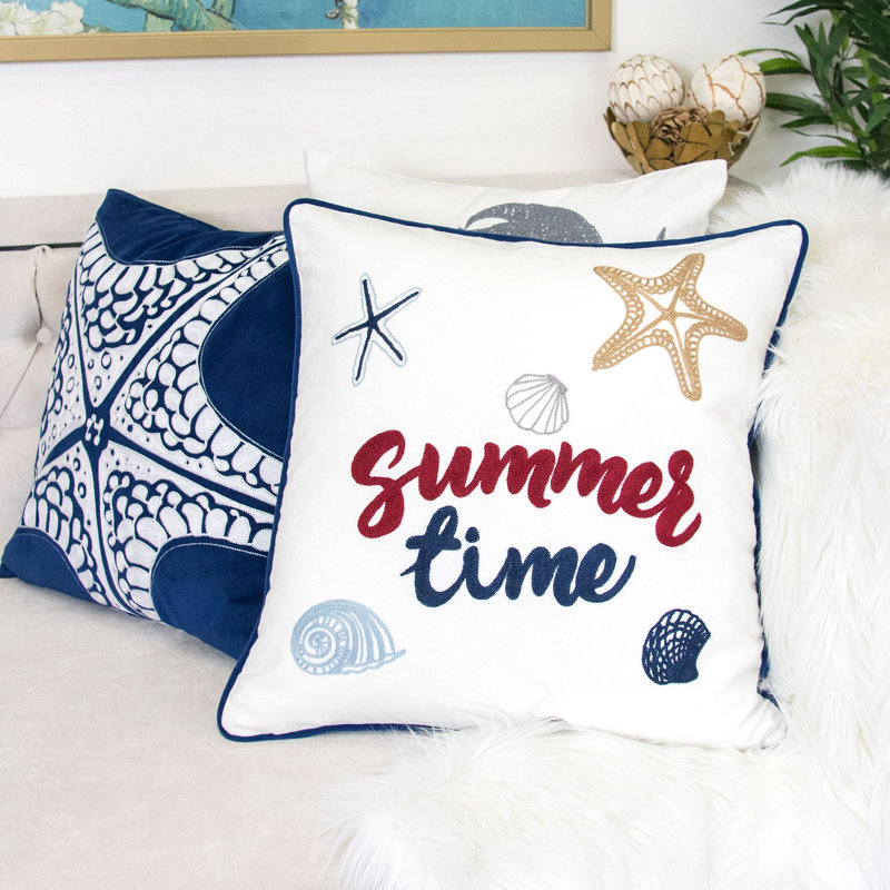 Housse et insert de coussin carré en coton