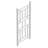 Wellington 28"x75" Vinyl Garden Trellis-644938833