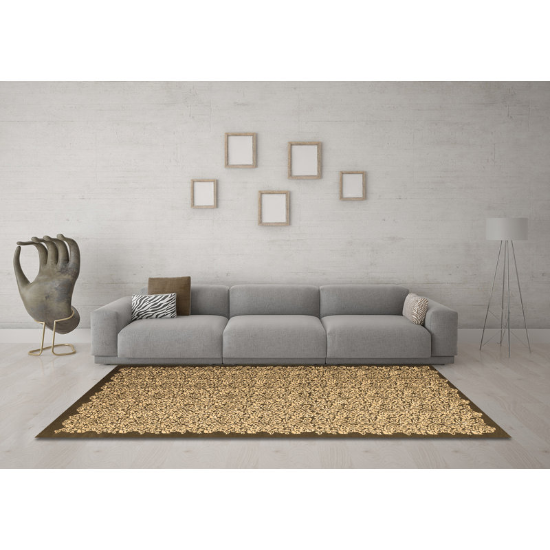 Arhaan Performance Floral Indoor Rug, Square 6'