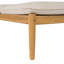 Ensemble de 2 chaises longues d'extérieur en bois d'acacia avec coussins et roulettes