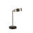 1Pc Table Lamp Stain Nickel Metal Frame Adjustable Head Lamp