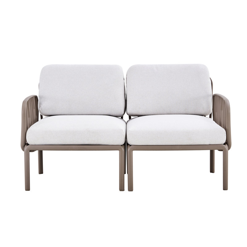 Jardin extérieur - Moderne avec pelouse modulaire avec coussins de teinture, pour