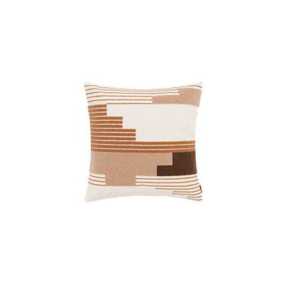 Embroidered Reversible Throw Pillow