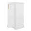 Meuble-lavabo de 16 pouces avec lavabo, meuble-lavabo simple, équipé de tablettes réglables et de portes à fermeture douce, style français