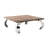 Dmarion Solid Wood Top Single Coffee Table