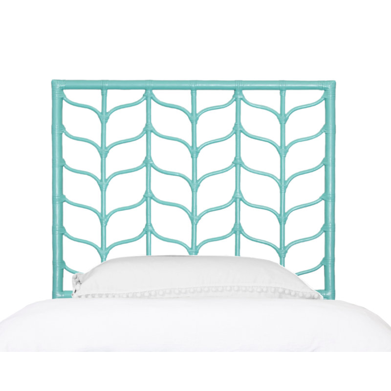 Ivy Twin Platform Bed, Citrus Orange, Twin, Turquoise