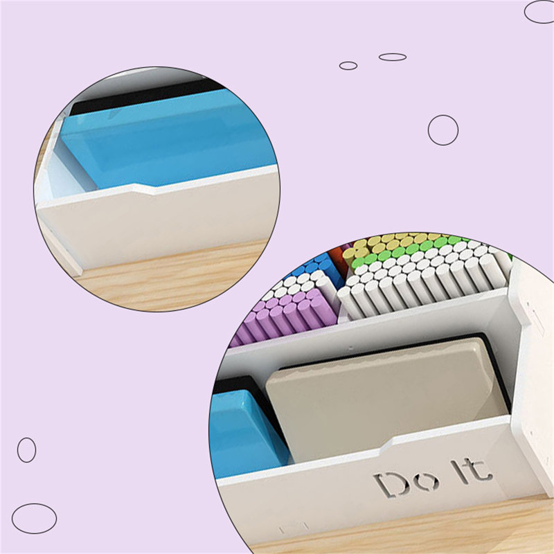 Organisateur de bureau en plastique Lucella