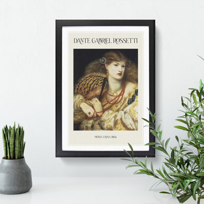 Monna Vanna by Dante Gabriel Rossetti - Picture Frame Painting
