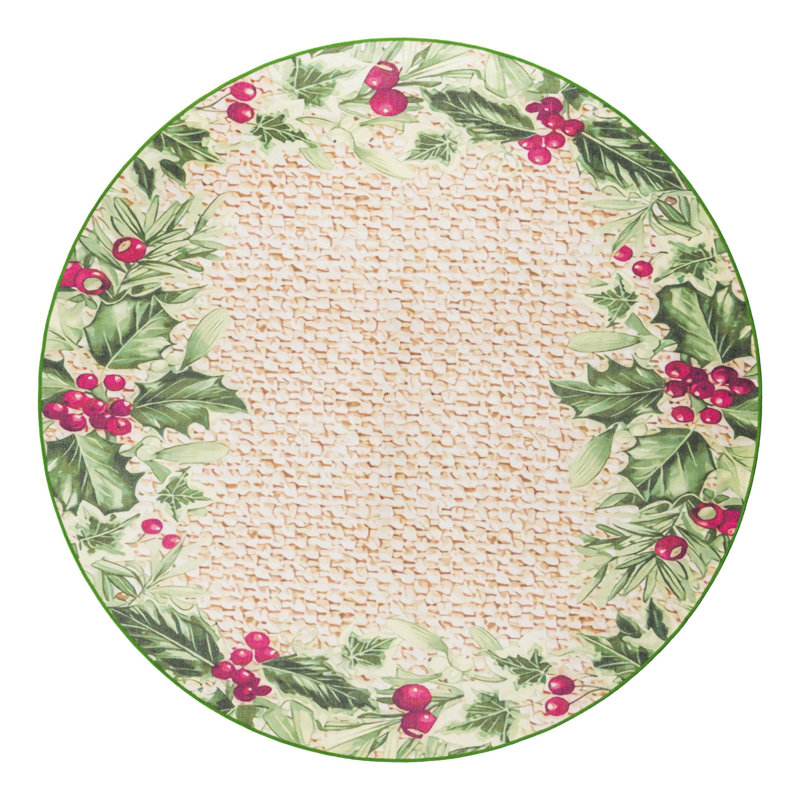Tapis d'extérieur Jill Zarin, Rond 7 pi 10 po