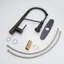 Robinet de cuisine rétractable à poignée simple avec accessoires