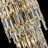 21 Lights Chandelier Crystal Dimmable Light Gold