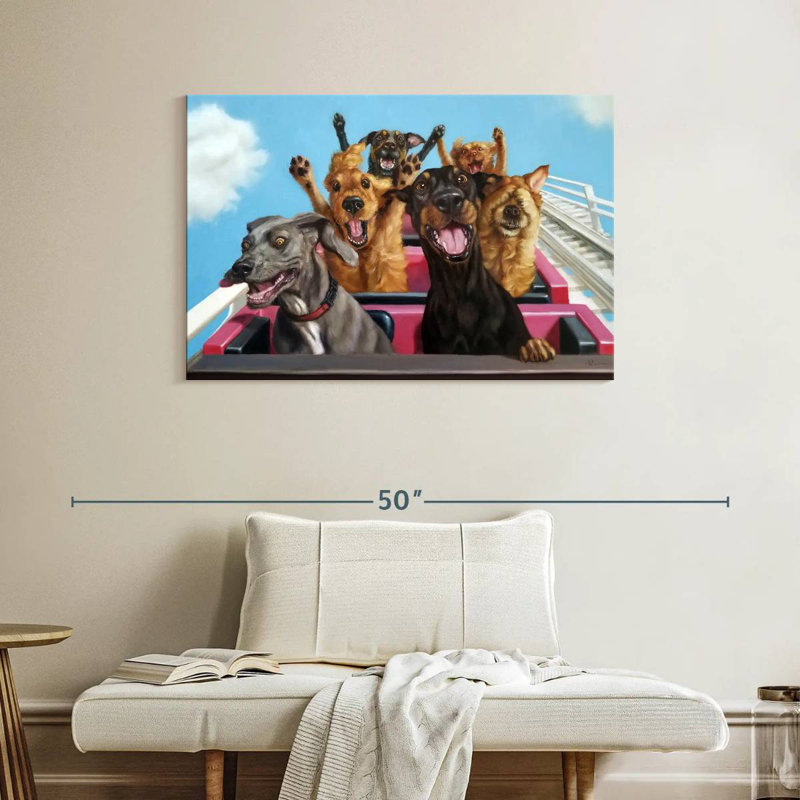 Brampt Thrill Seekers, 26" H x 39" W