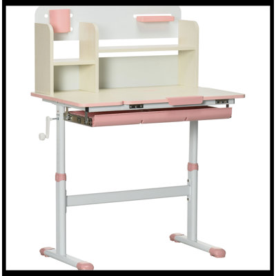 Anitha Adjustable Metal Base Writing Desk